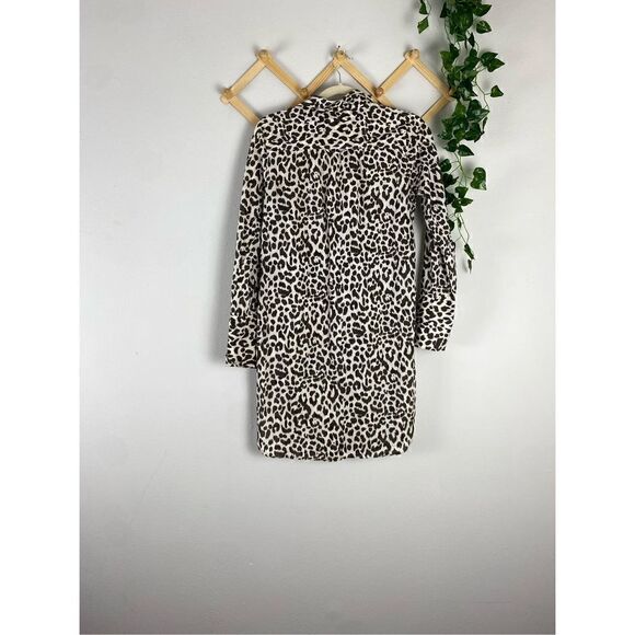 J. CREW | Cotton Voile Beach Shirt in Leopard Print E130 - Picture 6 of 6